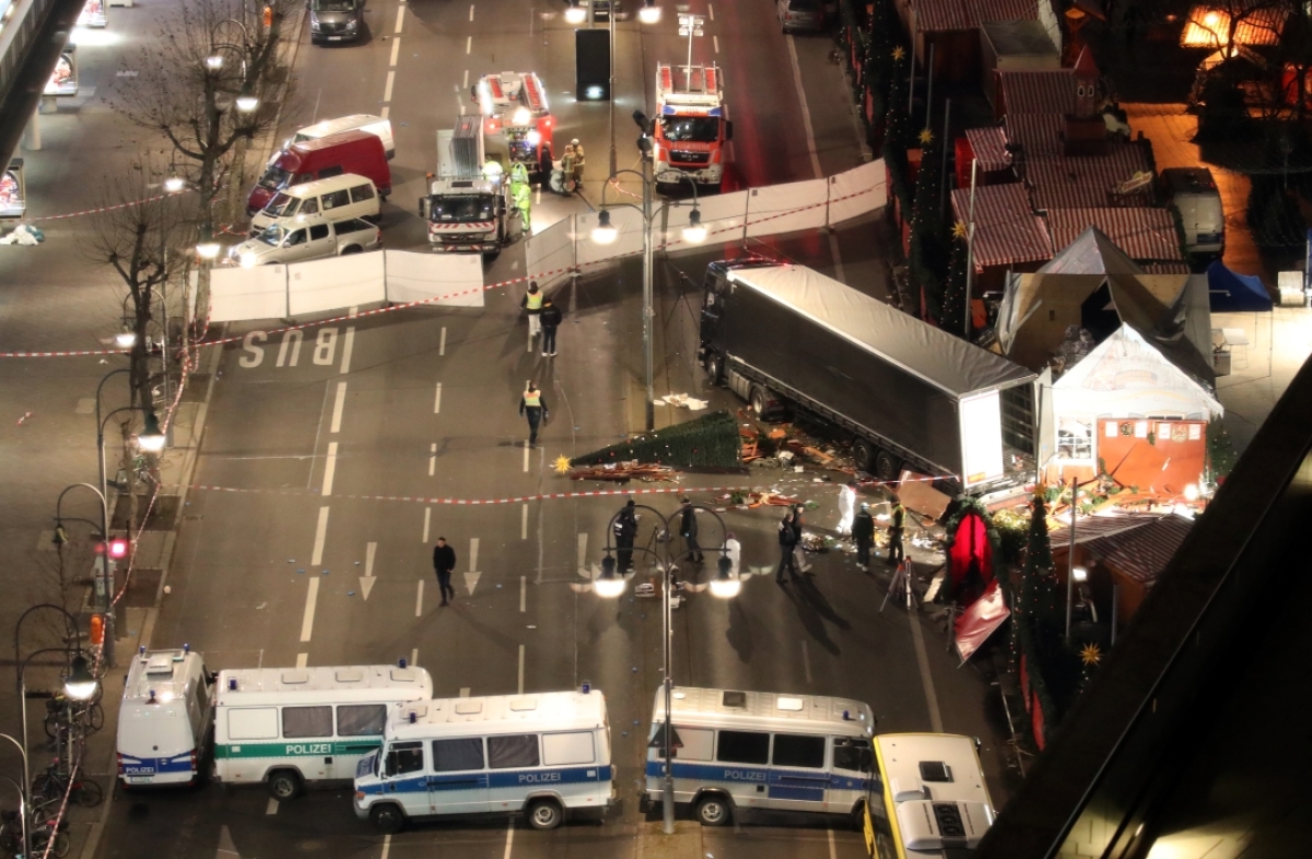 Berlín, kamión,