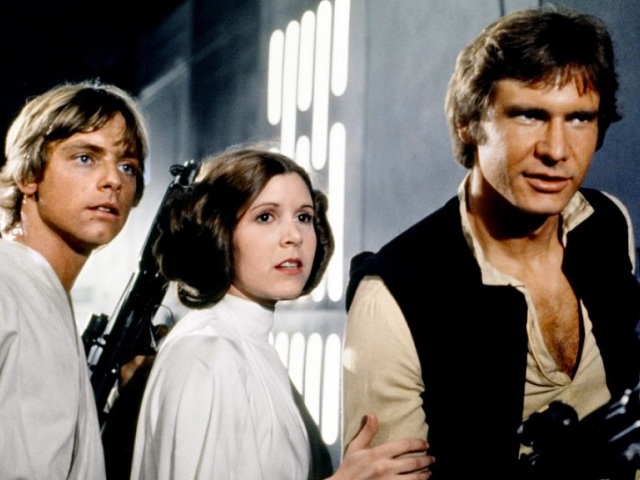 Mark Hamill Carrie Fisherová Harrison Ford