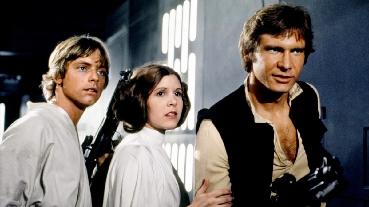 Mark Hamill Carrie Fisherová Harrison Ford