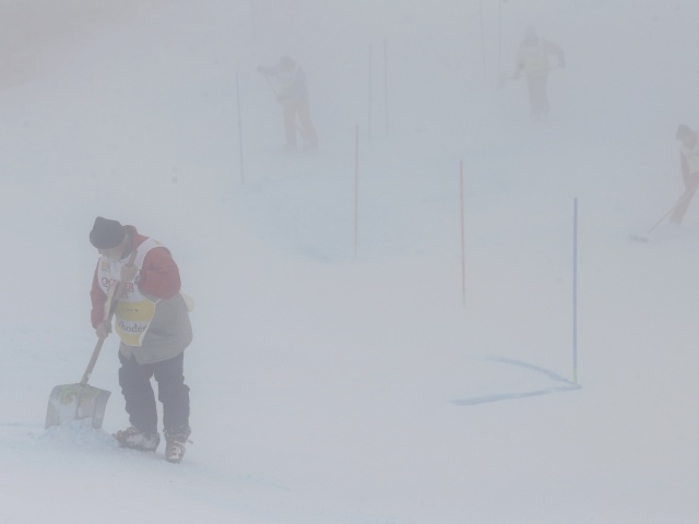 lyžovanie, slalom mužov, ilustračné foto