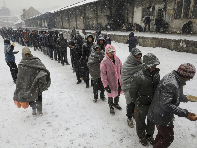 migranti, Srbsko