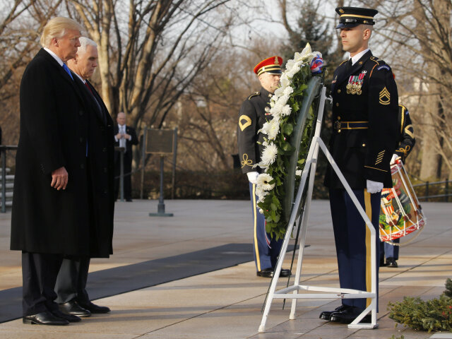 Donald Trump, Mike Pence, inaugurácia,