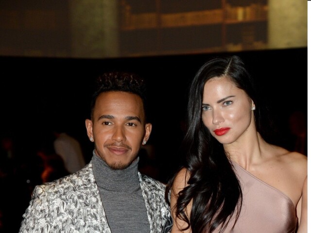 Lewis Hamilton a  Adriana Lima