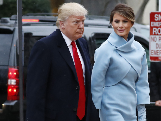 Donald Trump a jeho manželka Melania Trump