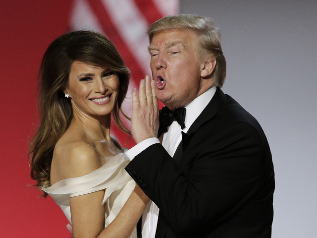 Donald Trump a jeho manželka Melania Trump