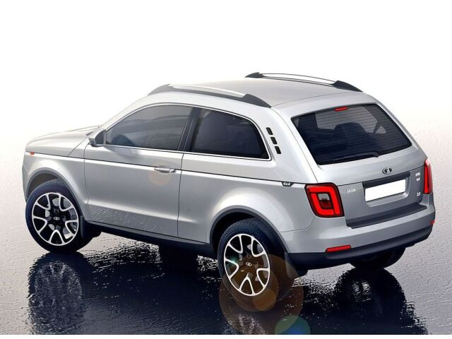 Lada Niva - Ilustrácia Djačenko