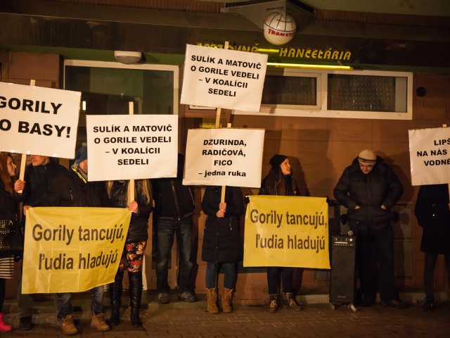 protest, gorila, vazovova
