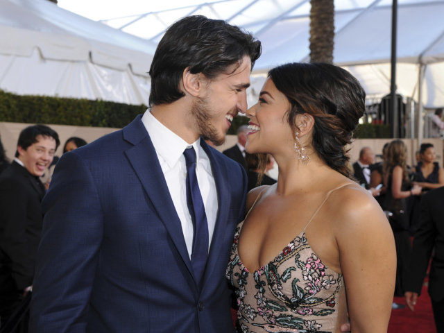 Herečka Gina Rodriguez a jej zamilovaný partner Joe LoCicero.