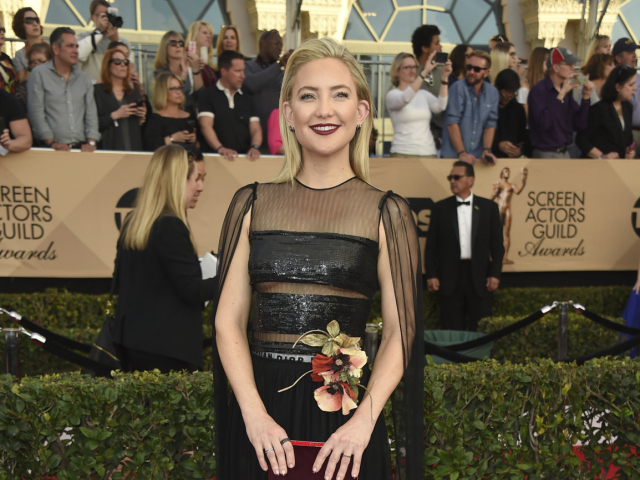 Herečka Kate Hudson v šatách Dior. 