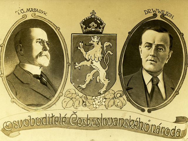 masaryk, wilson, prezident, usa