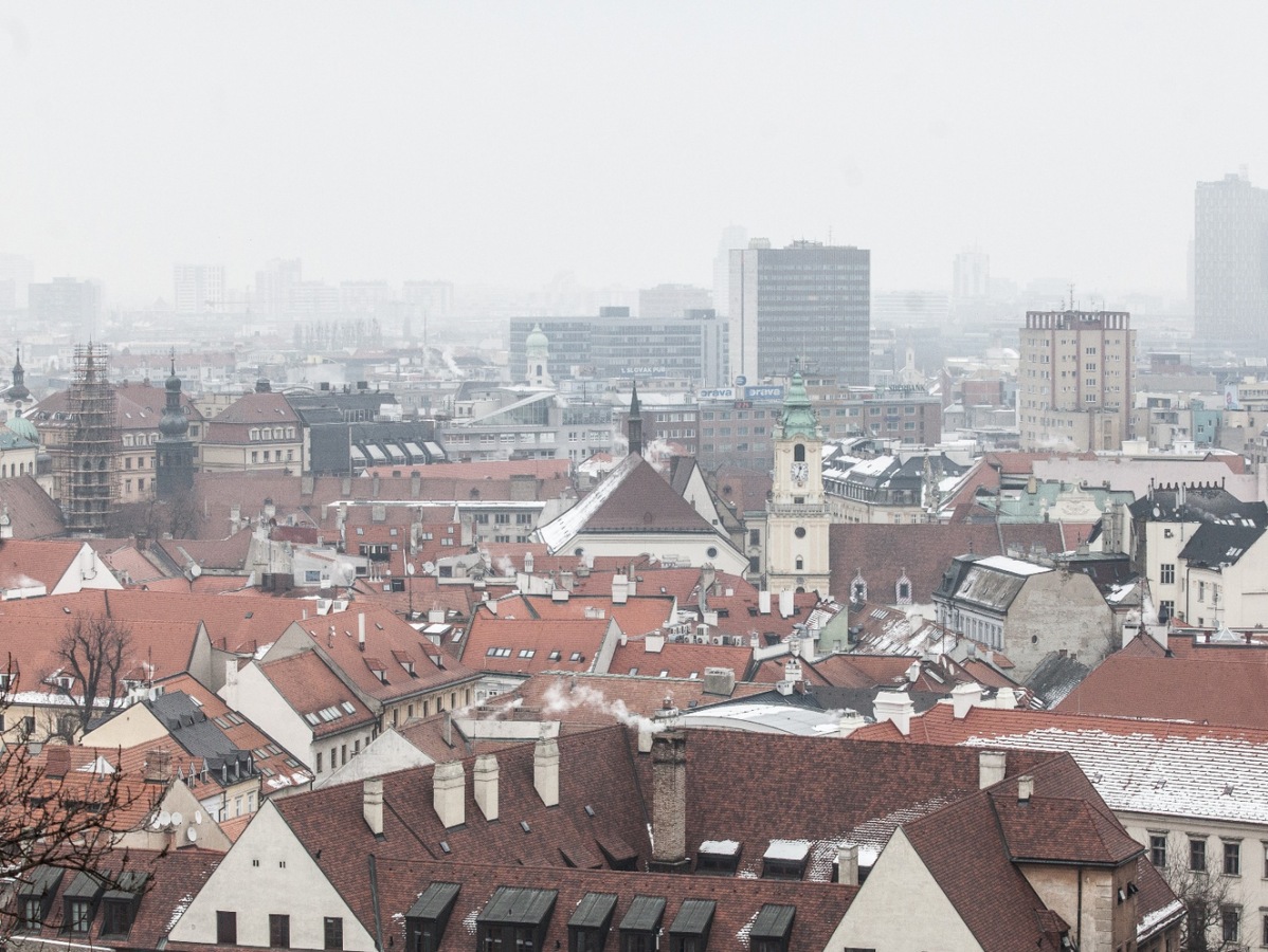 Bratislava, inverzia, smog