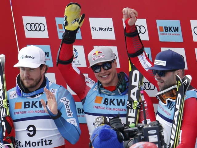 Eric Guay, Kjetil Jansrud, Manuel Osborne-Paradise