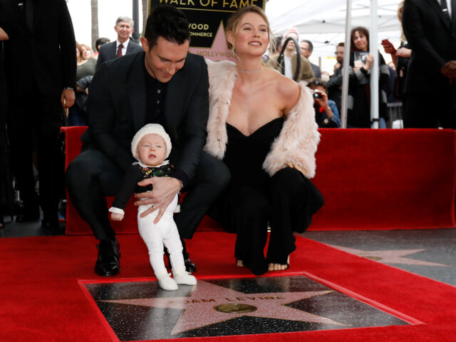 Adam Levine s manželkou Behati Prinsloo a dcérkou Dusty Rose
