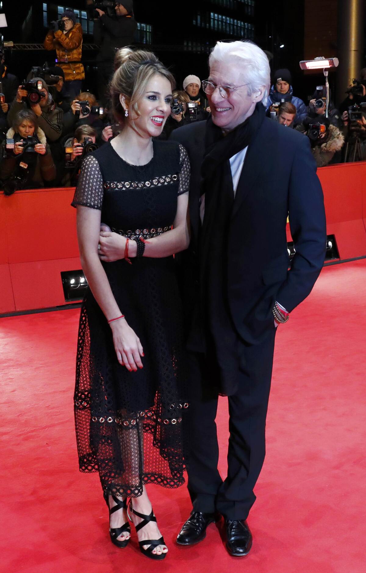 Herec Richard Gere a jeho priateľka Alejandra Silva.