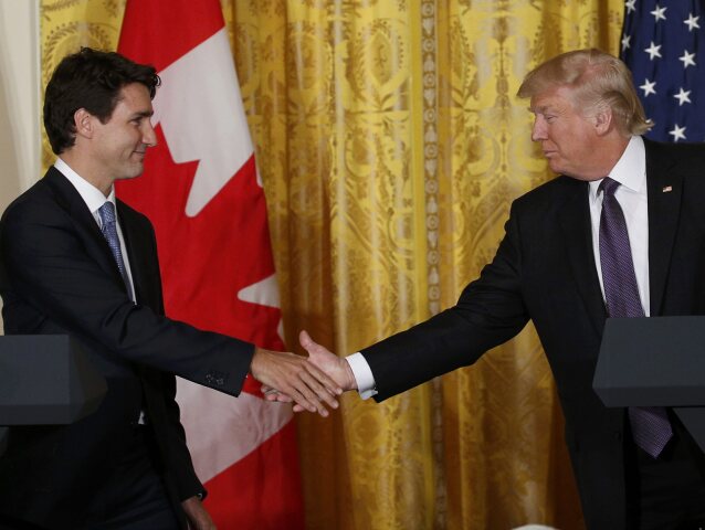 Donald Trump, Justin Trudeau