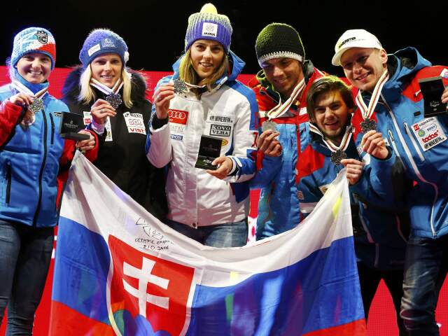 Tereza Jančová, Veronika Velez-Zuzulová, Petra Vlhová, Andreas Žampa, Matej Falat, Adam Žampa
