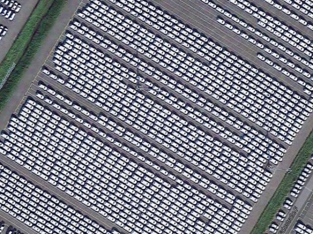 VW - parkovisko Emden