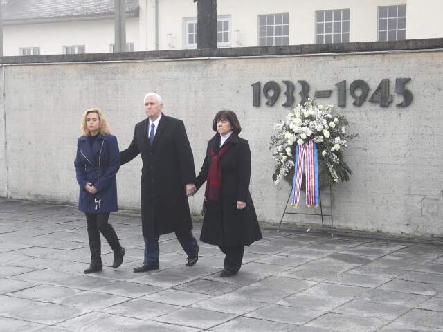 Mike Pence, Dachau