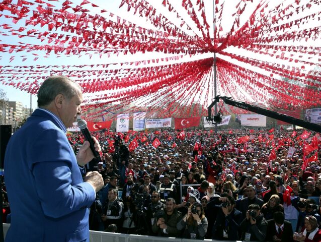 Recep Tayyip Erdogan, príhovor, politik, zhromaždenie, Turecko, Gaziantep