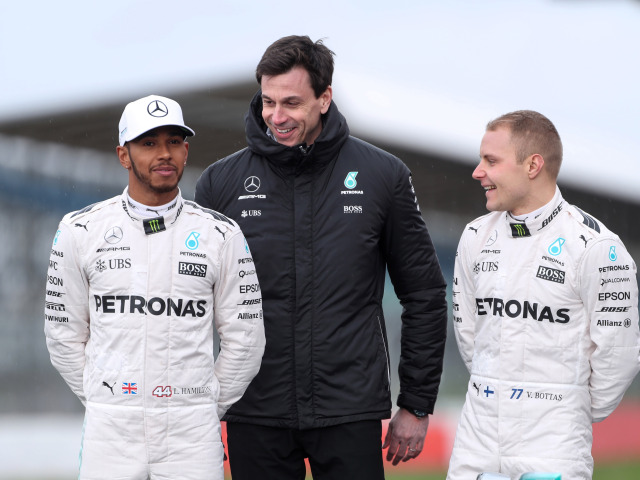 Lewis Hamilton, Valtteri Bottas, Toto Wolff