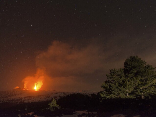 Etna, Catania, erupcia, sopka, vulkán