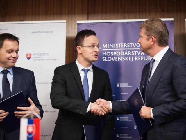 podpis SEPS, Szijjarto, Žiga, Kažimír