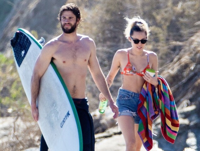 Liam Hemsworth a Miley Cyrus