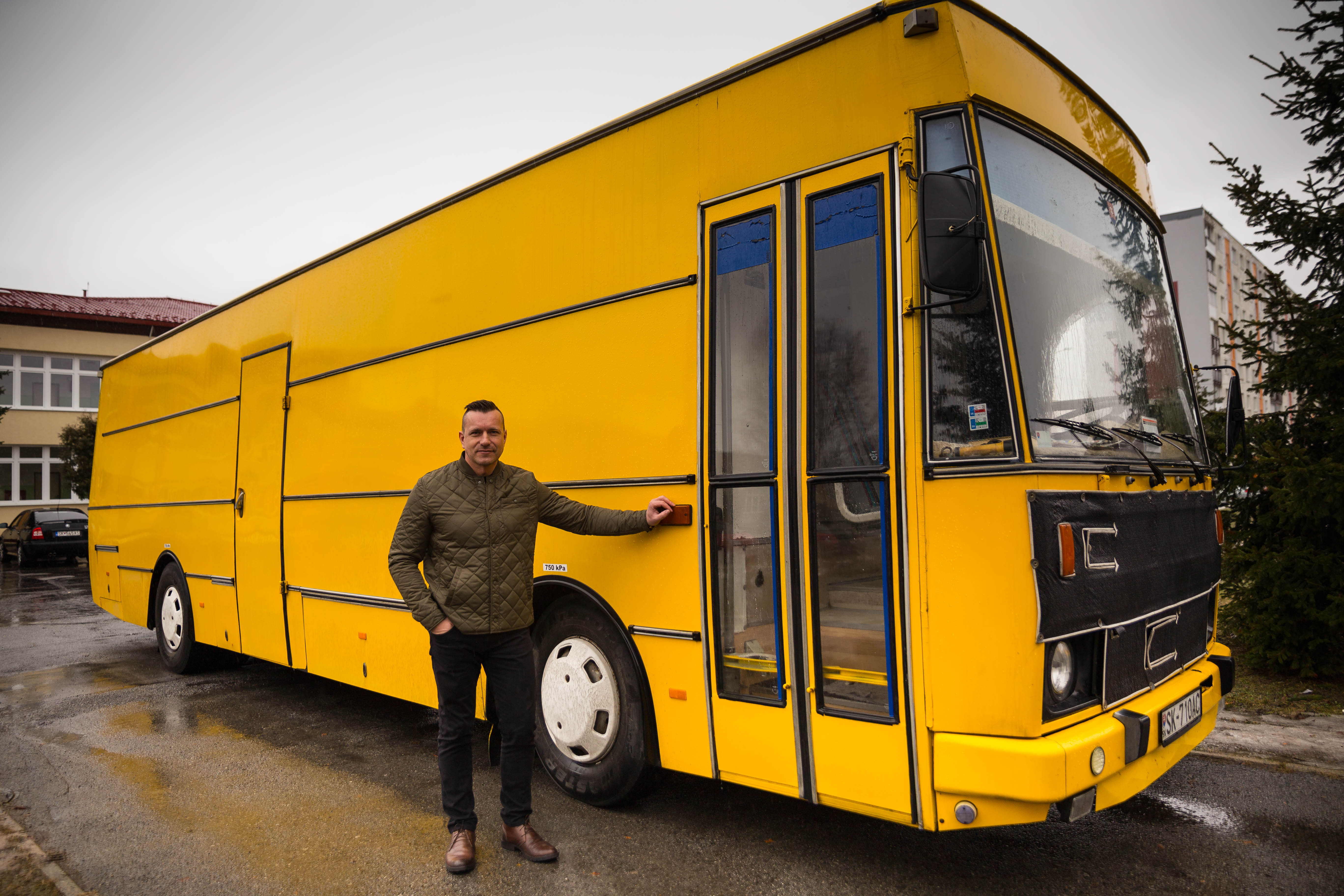 Riaditeľ Beňko a svidnícky Bibliobus. 