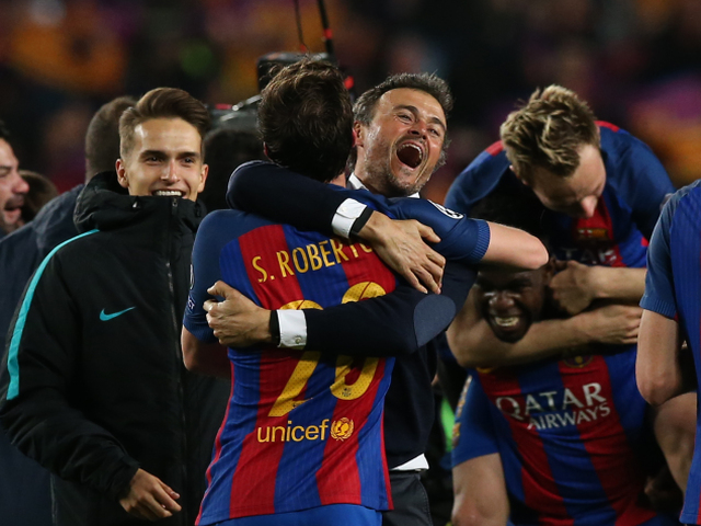 Luis Enrique, Sergi Roberto