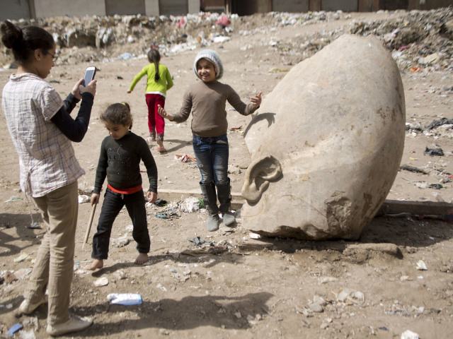 archeológ, Káhira, Ramzes, Egypt, deti