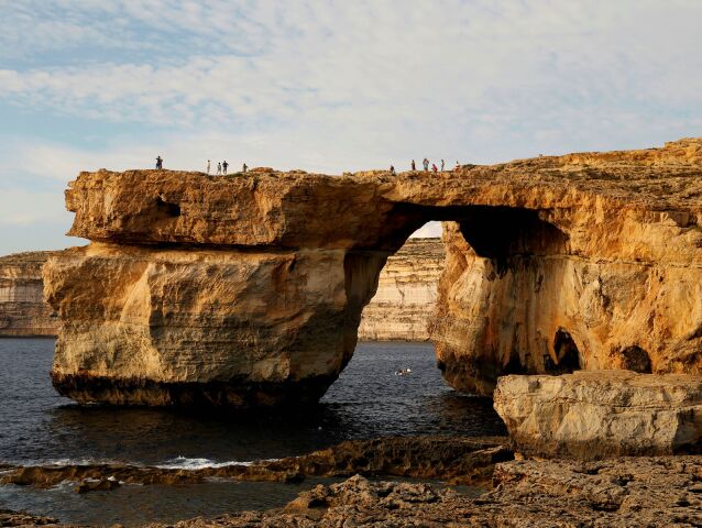 Azúrové okno, Malta, more