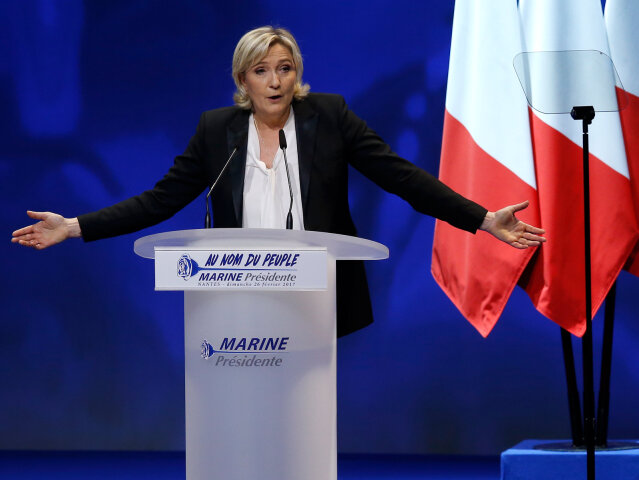 Marine Le Penová, voľby, prezident, francúzsko