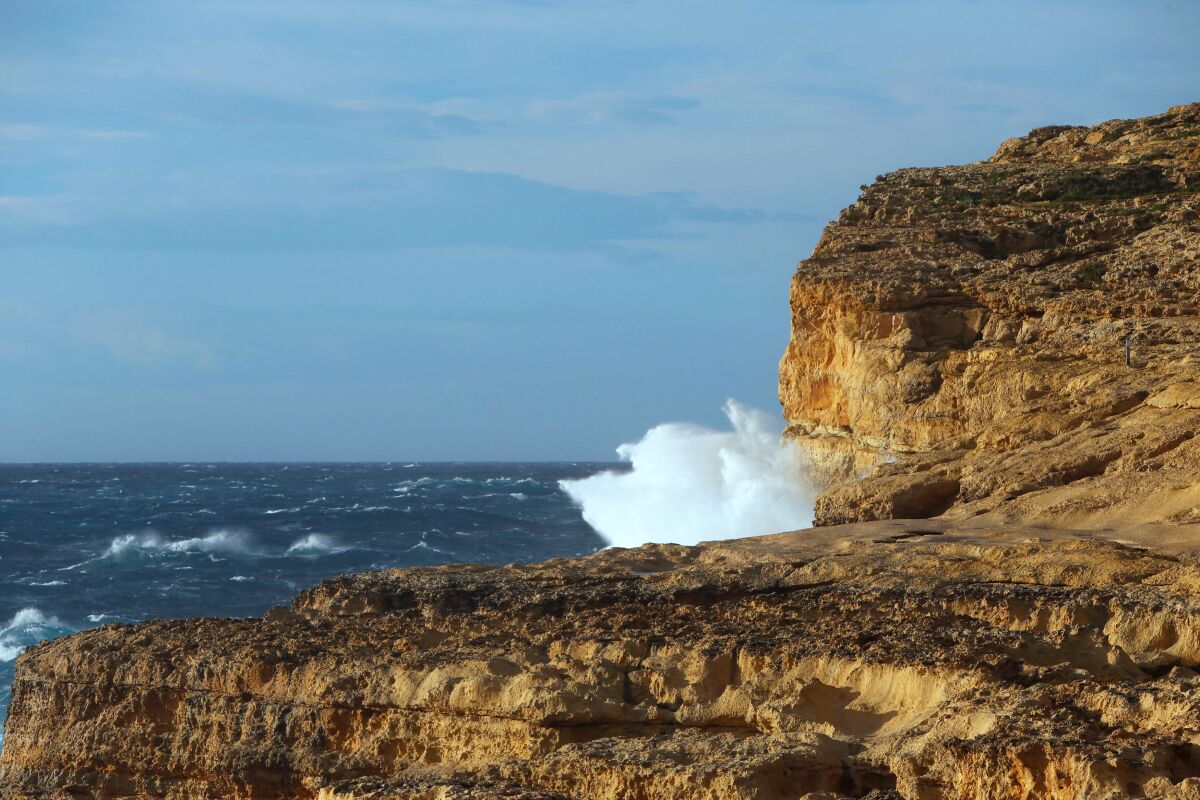 Azúrové okno, Malta, more
