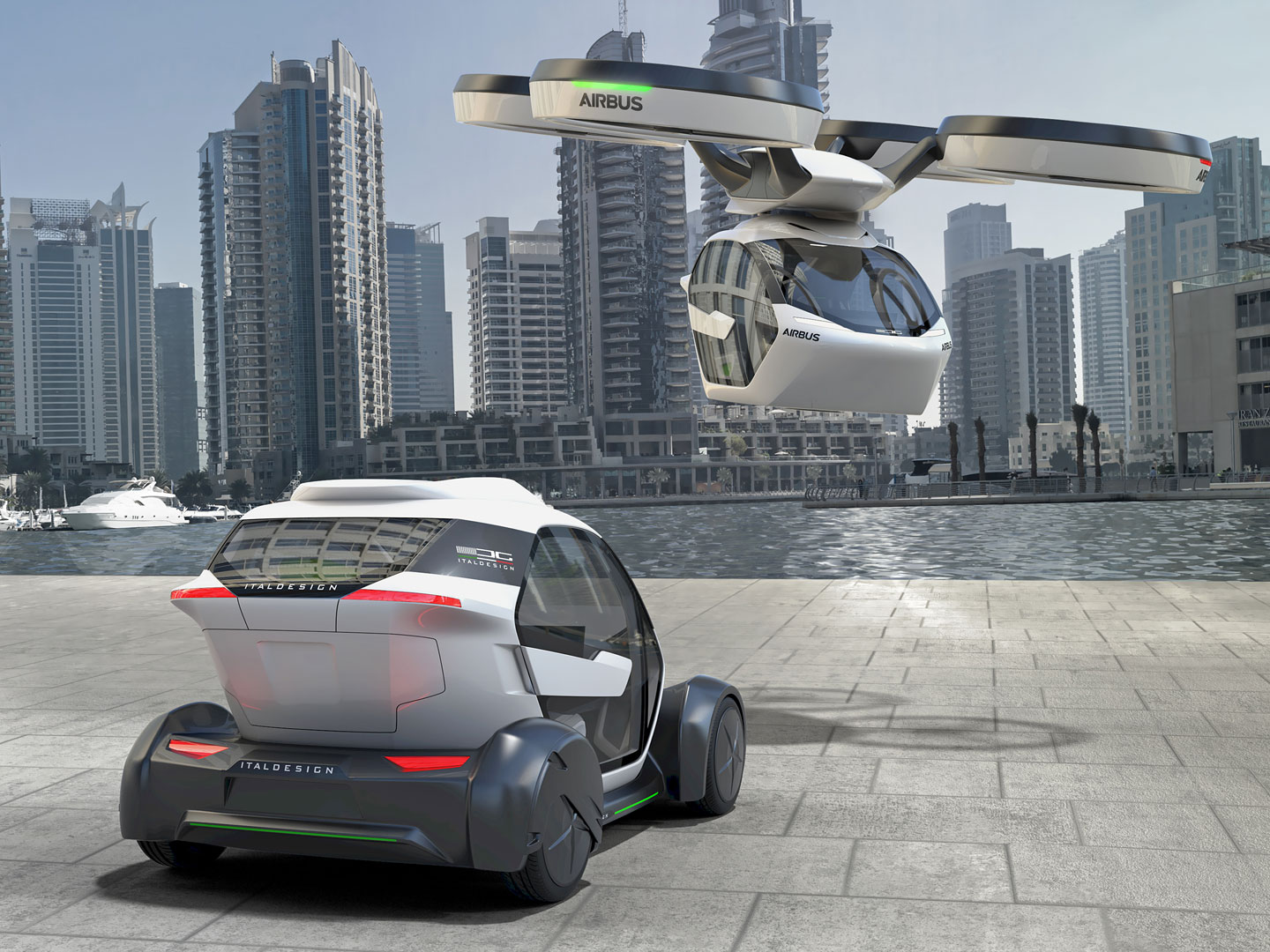Pop.Up: Airbus a Italdesign predstavili ďalšie lietajúce auto …
