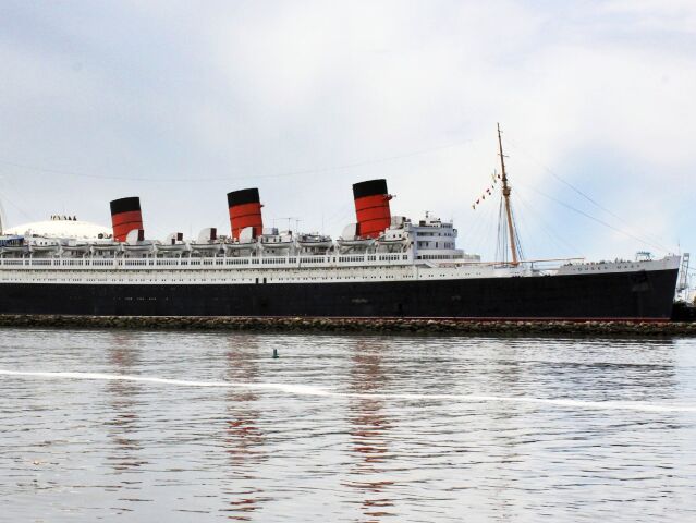 Queen Mary, loď, parník, more