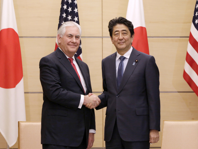 Rex Tillerson, Fumio Kišido