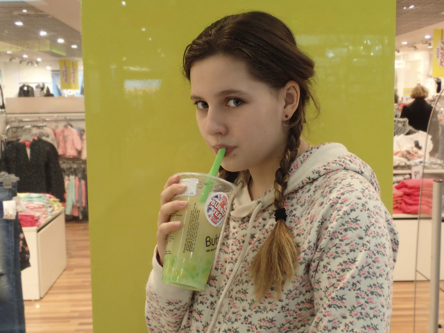 Bubble tea, čaj