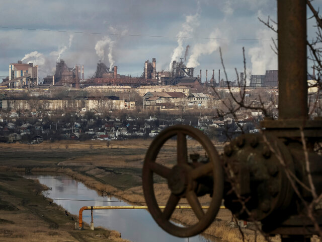 Mariupol, oceliareň, továreň, Ukrajina