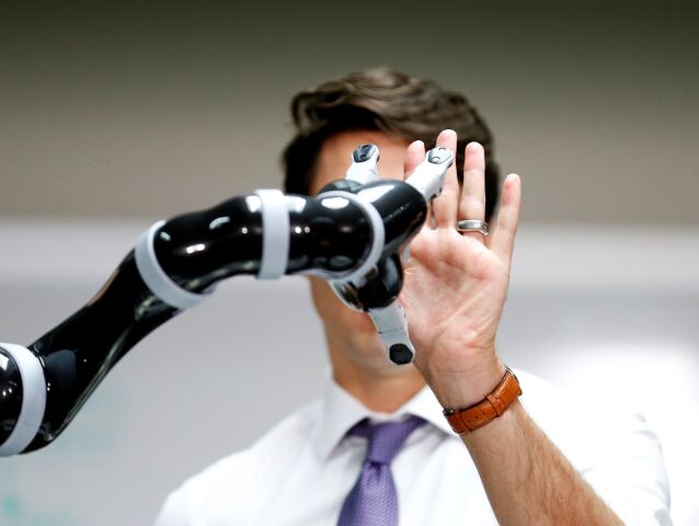 Kanada, Justin Trudeau, robot,