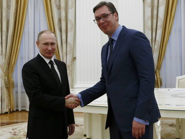 Putin, Vučič