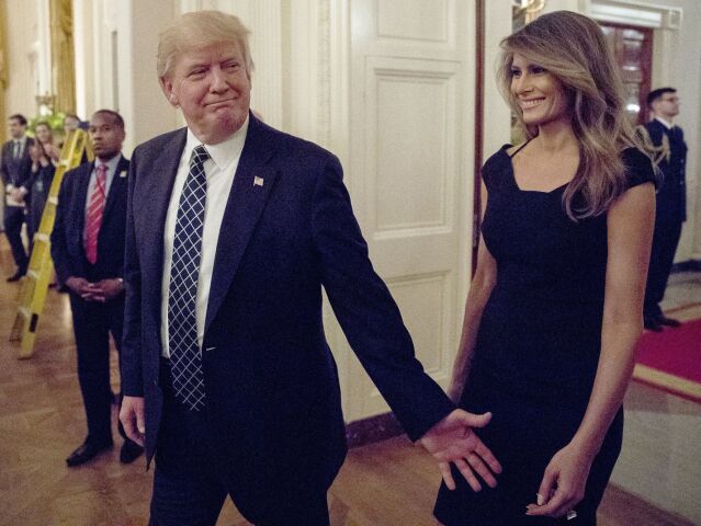 Donald Trump, Melania Trumpová, USA, Biely dom