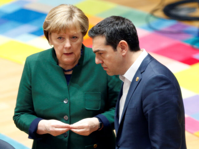 Alexis Tsipras Angela Merkelová
