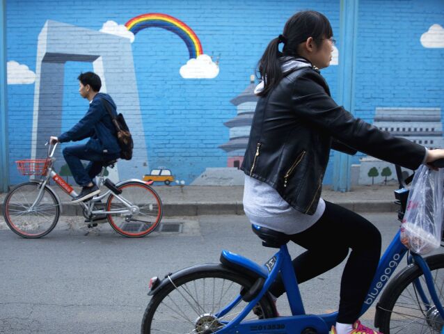 Čína, bicykle, doprava, cyklistika, Peking
