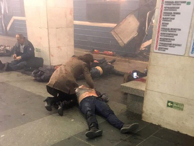 Petrohrad, metro, explózia, výbuch