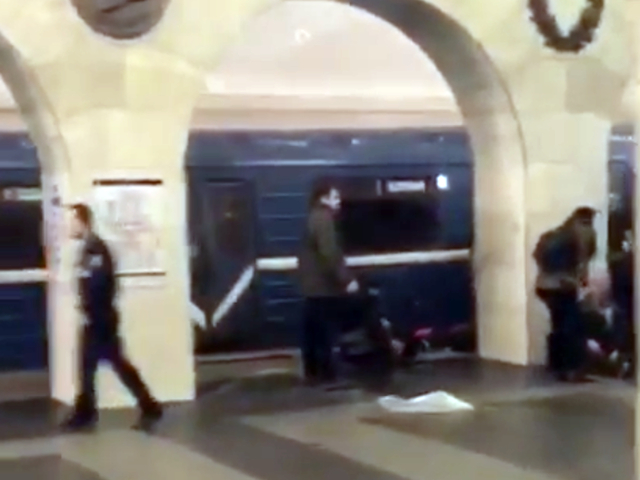 metro, výbuch, petrohrad