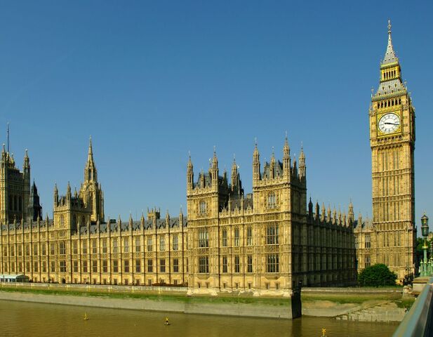 Londýn, britský parlament, Big Ben, Houses of Parliament, Westminister