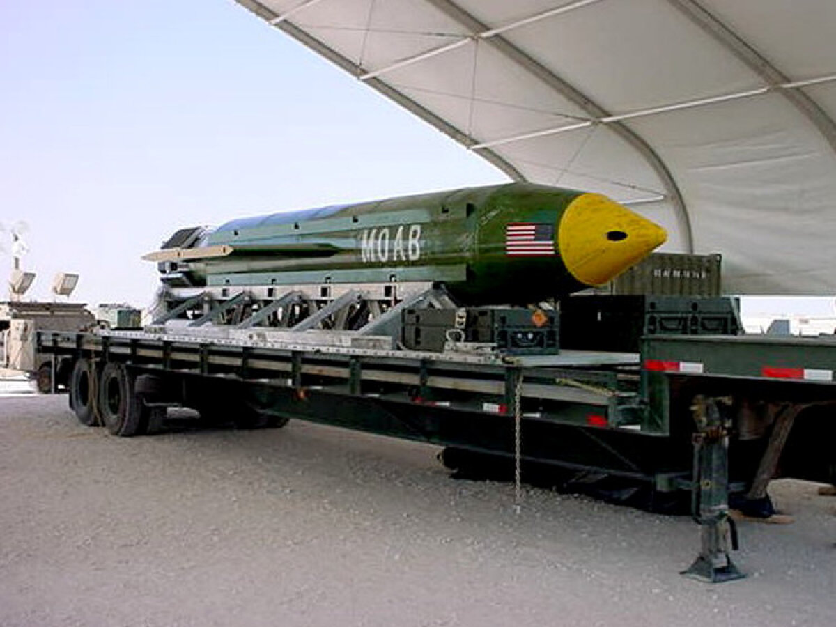 bomba, nejadrová bomba, matka všetkých bômb, MOAB, GBU-43