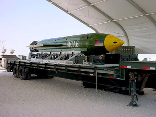 bomba, nejadrová bomba, matka všetkých bômb, MOAB, GBU-43