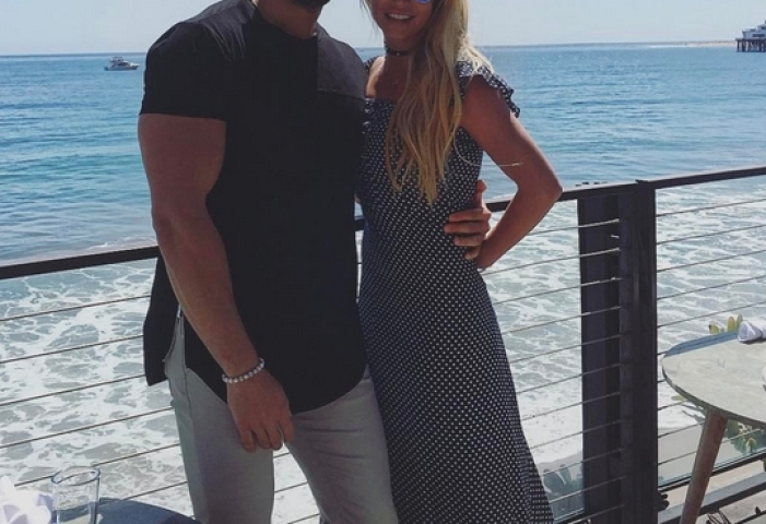 Speváčka Britney Spears na zábere s priateľom Samom Asgharim. 
