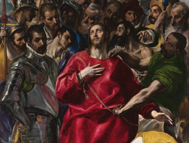El Greco: Zobliekanie Ježiša (1577 -1579, chrám v Tolede).